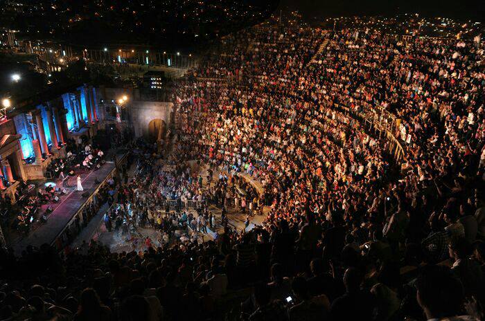 Nancy Ajram in Jarash